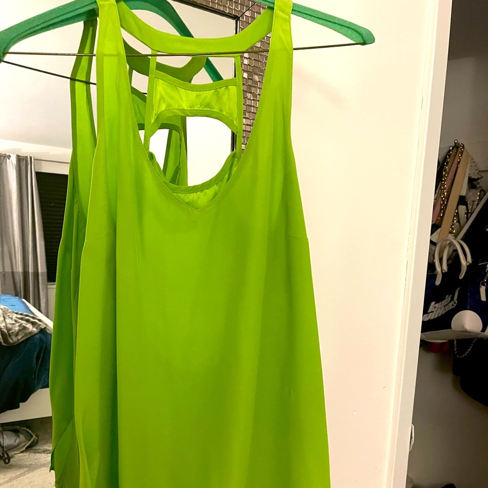 Amanda uprichard lime green tank